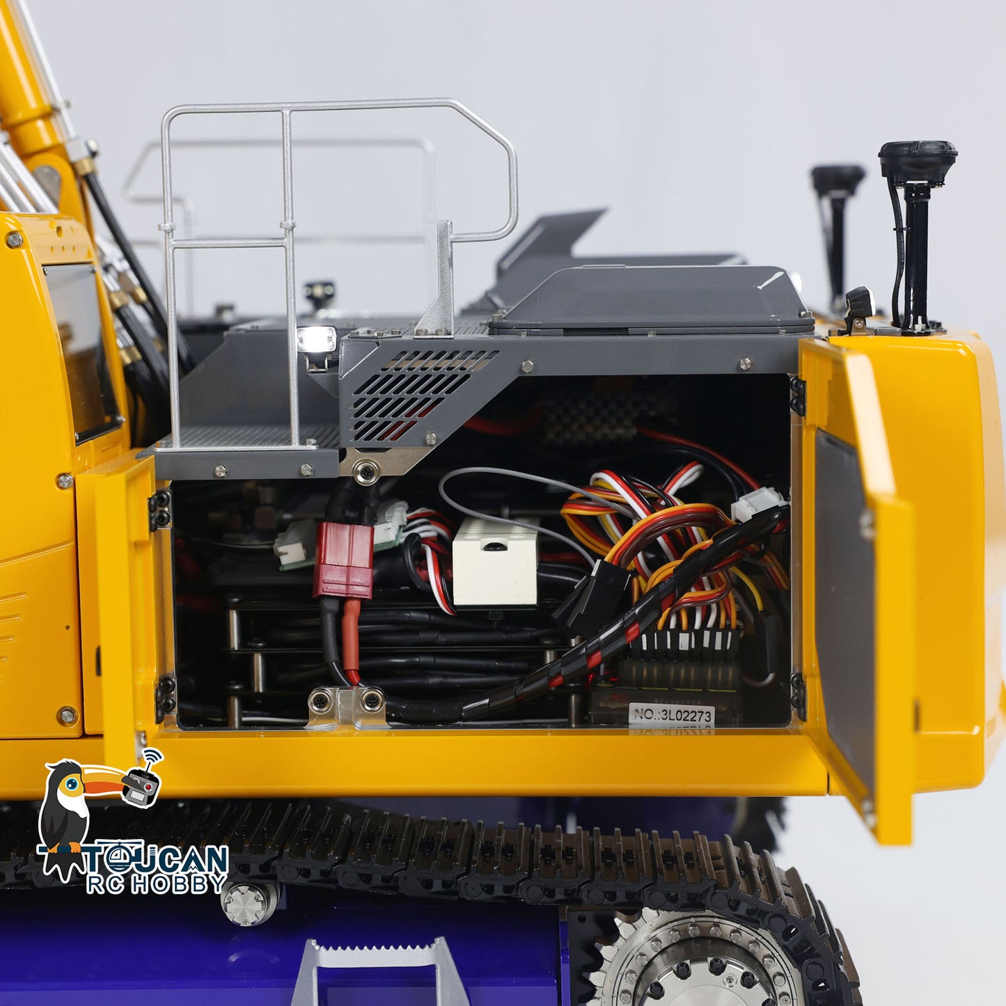 LESU 1/14 3-bras Aoue-LR945 RC Pelle hydraulique PNP Modèle Système d'éclairage