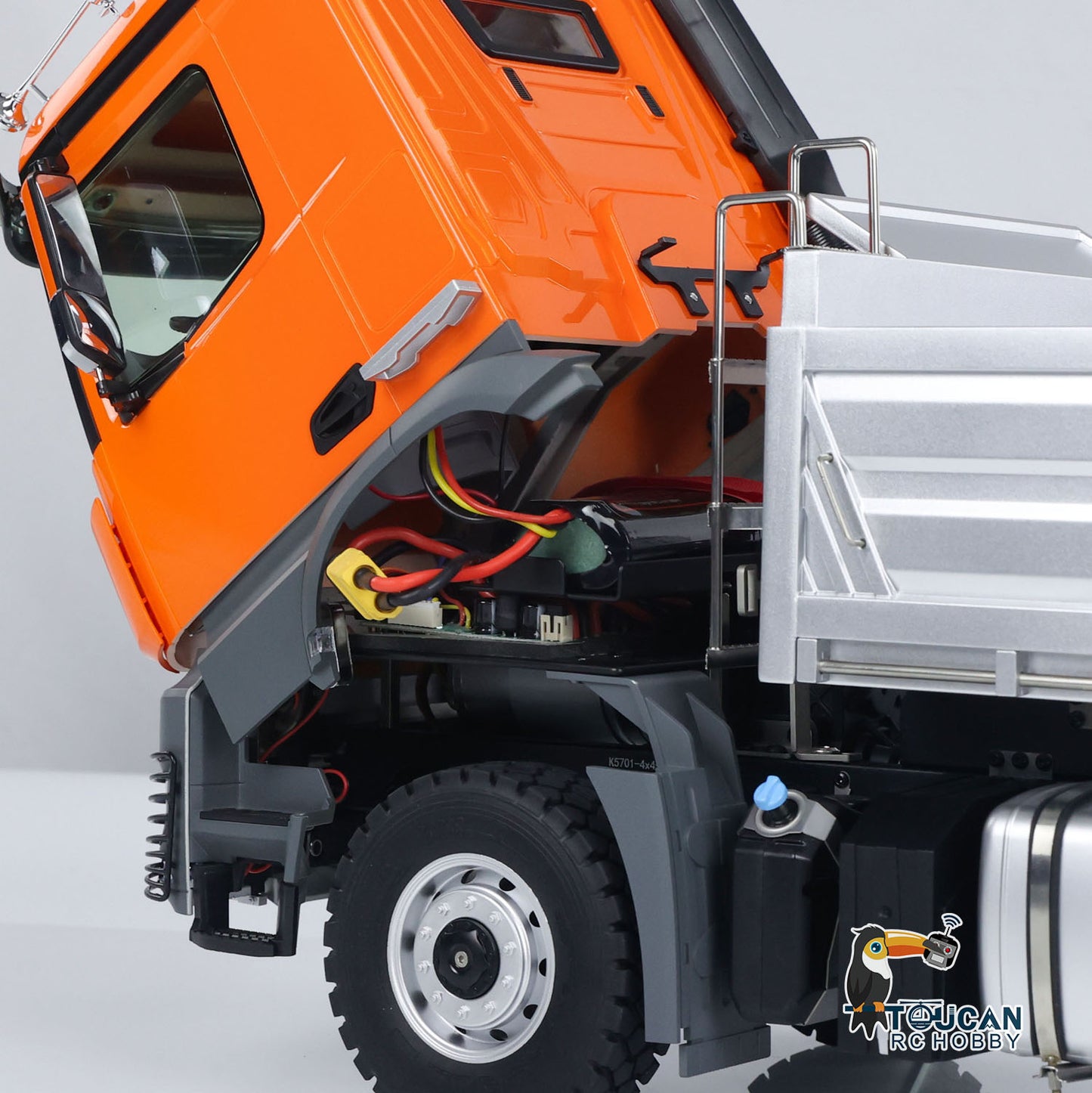 US STOCK 1/14 Kabolite 5701 RC Dump Truck 4x4 Remote Control Dumper Car Sound Light Model