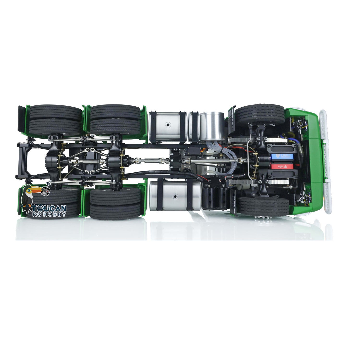 LESU 1/14 6x6 Scani Tamiya RTR RC Traktor Lkw Mit Metall Chassis