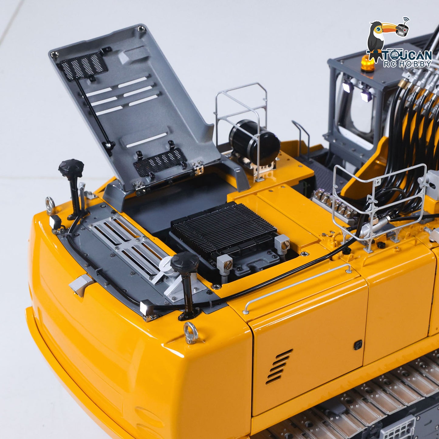 LESU 1/14 RC Full Hydraulic Excavator LR960 RTR Digger Frsky XE Radio Battery Without Sound System