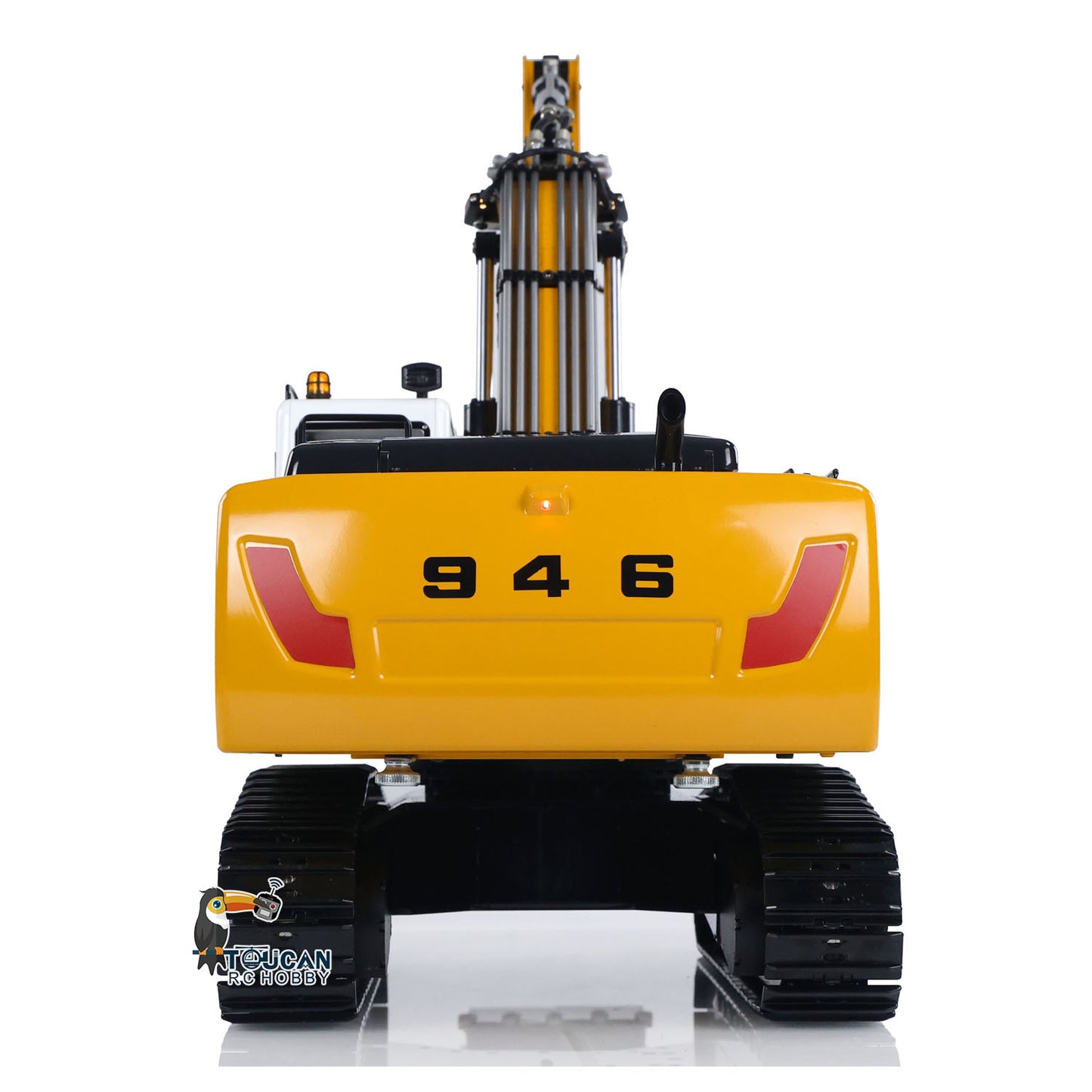MTM 1/14 946 RC 2 Arms ARTR Metal Hydraulic Tracked Excavator Digger With Ripper Grab Tiltable Bucket