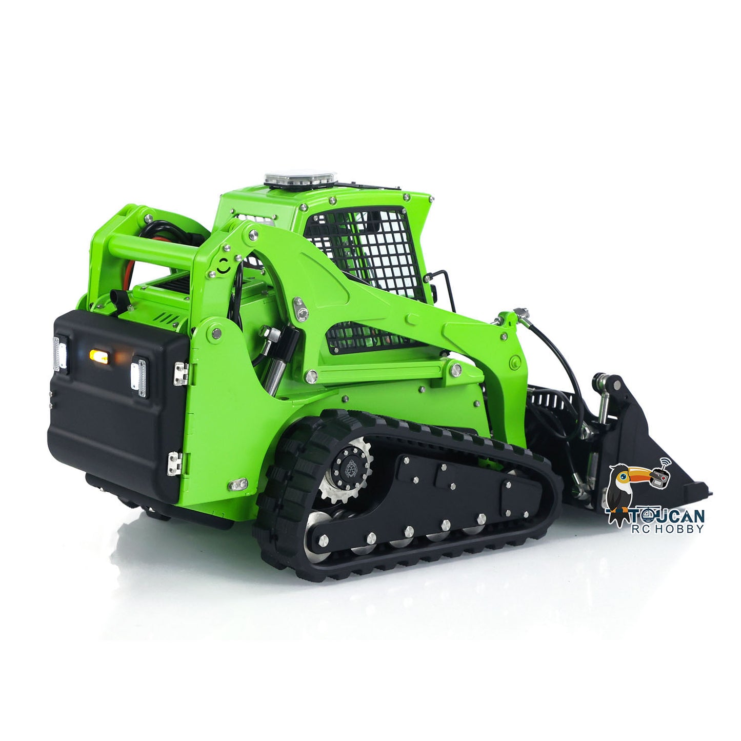 LESU 1/14 Aoue LT5 RC Hydraulic Skid-Steer Loader Electric Cleaner I6S Radio Battery RTR Remote Control Construction Car