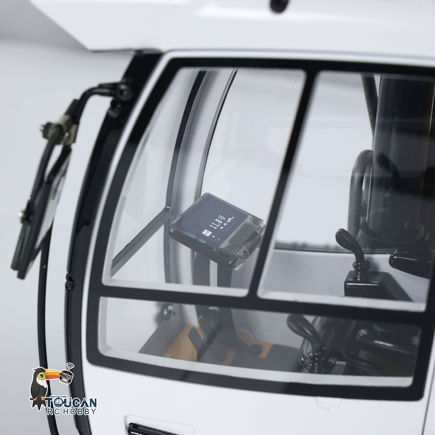 MTM 1/14 946 RC 2 Arms ARTR Metal Hydraulic Tracked Excavator Digger With Ripper Grab Tiltable Bucket