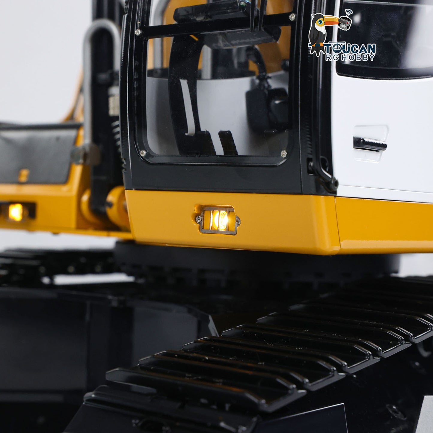 MTM 1/14 946 RC 2 Arms ARTR Metal Hydraulic Tracked Excavator Digger With Ripper Grab Tiltable Bucket