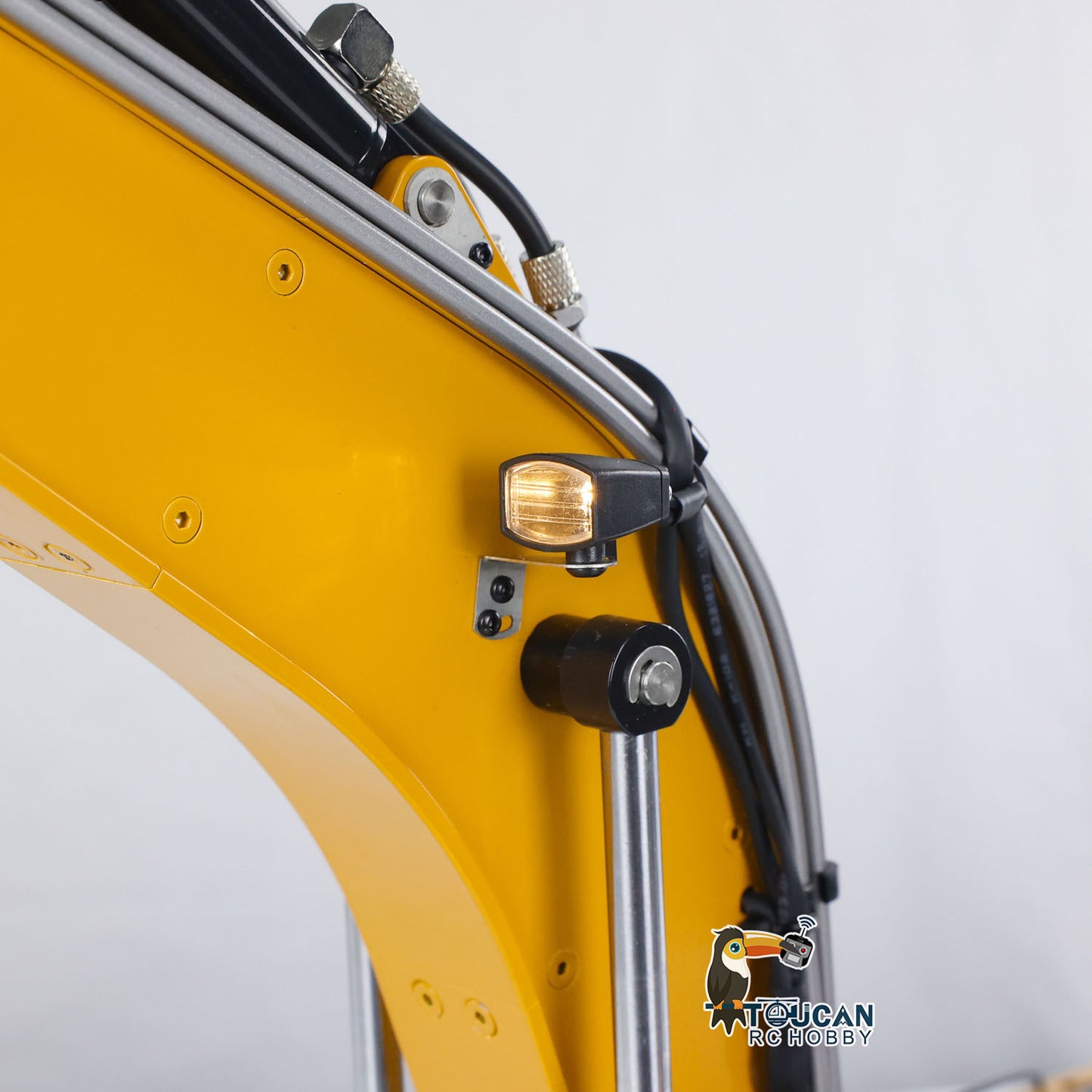 MTM 1/14 946 RC 2 Arms ARTR Metal Hydraulic Tracked Excavator Digger With Ripper Grab Tiltable Bucket