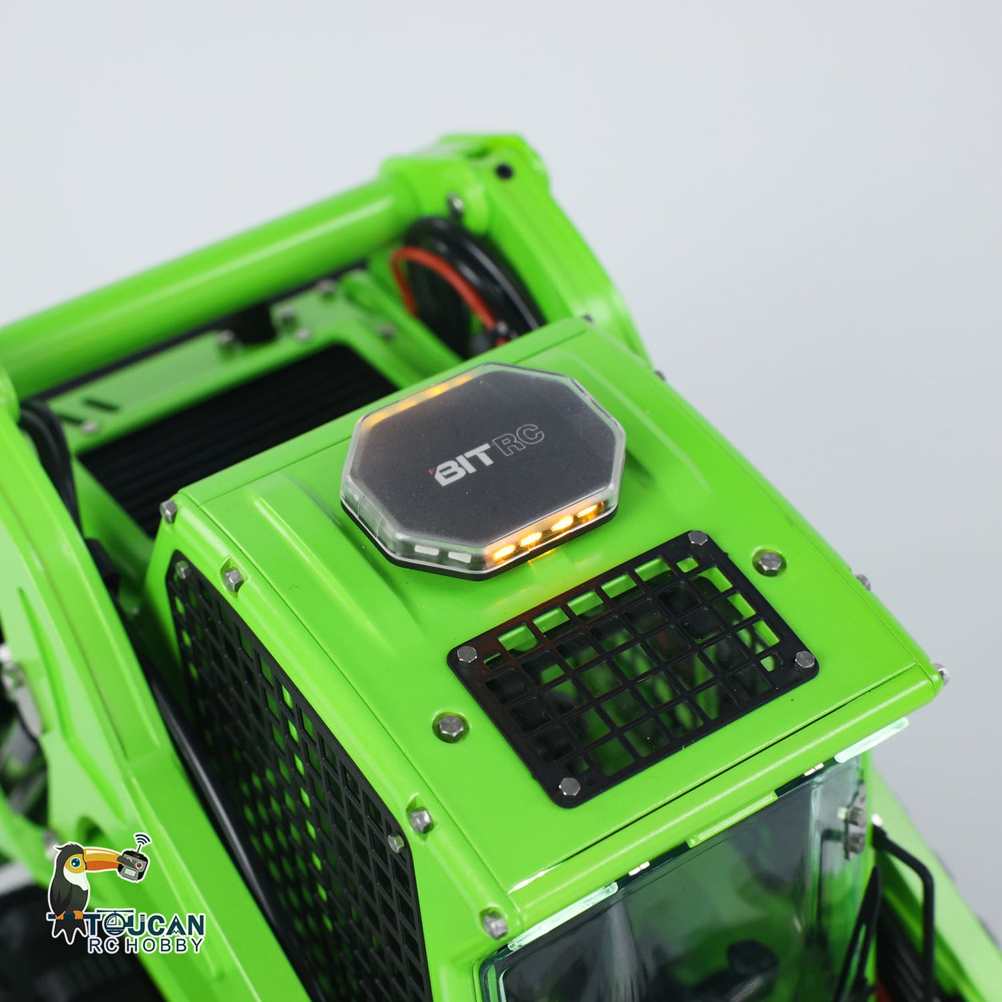 LESU 1/14 Aoue LT5 RC Hydraulic Skid-Steer Loader Electric Cleaner I6S Radio Battery RTR Remote Control Construction Car