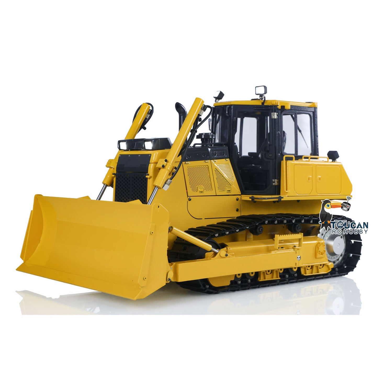 1/12 RC Metal Hydraulic Bulldozer D65EX Radio Controlled Heavy Machine Model RTR Construction Car I6S