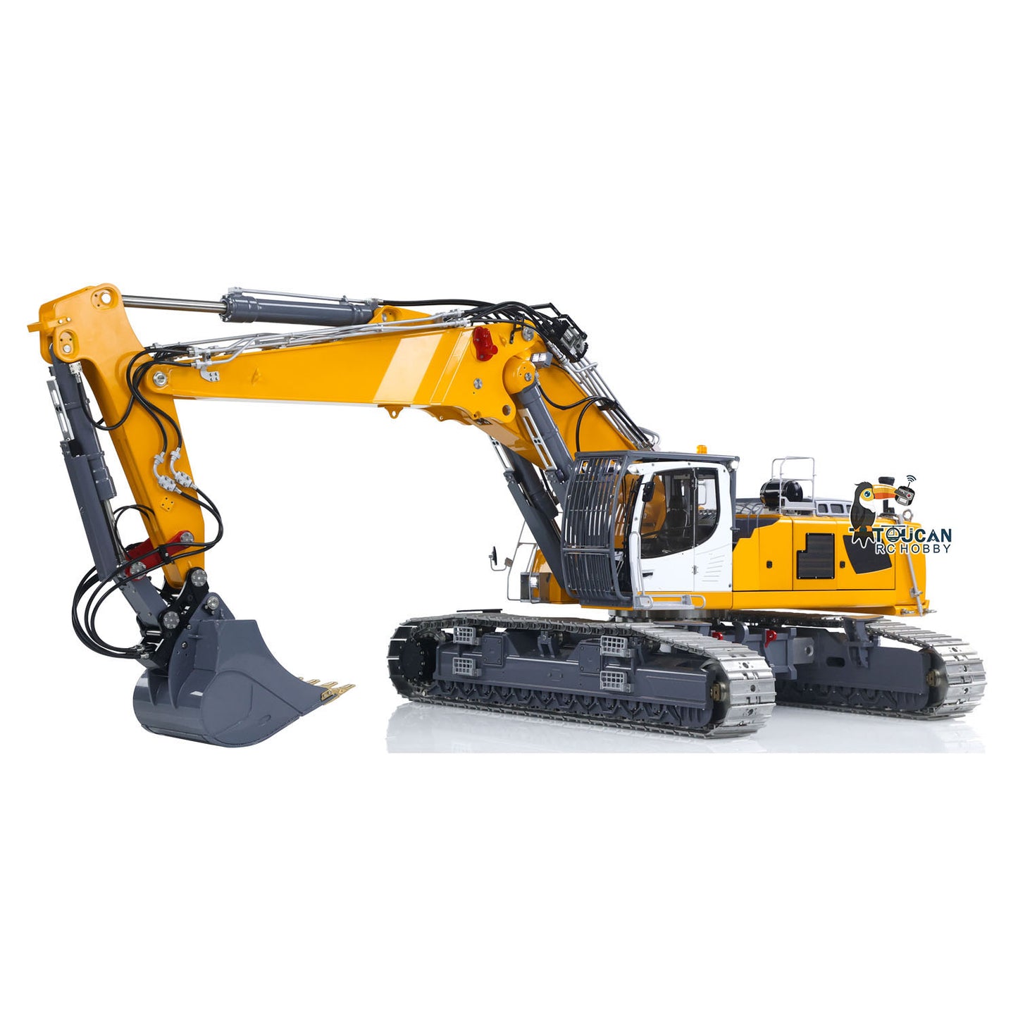 LESU 1/14 RC Full Hydraulic Excavator LR960 RTR Digger Frsky XE Radio Battery Without Sound System