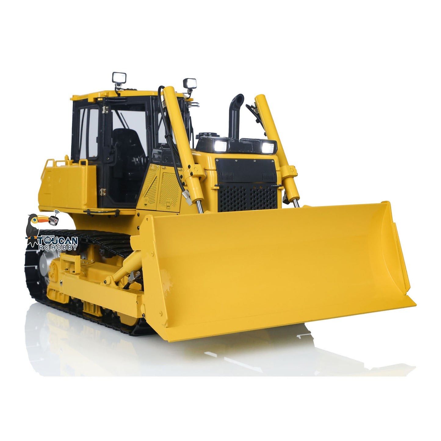 1/12 RC Metal Hydraulic Bulldozer D65EX Radio Controlled Heavy Machine Model RTR Construction Car I6S