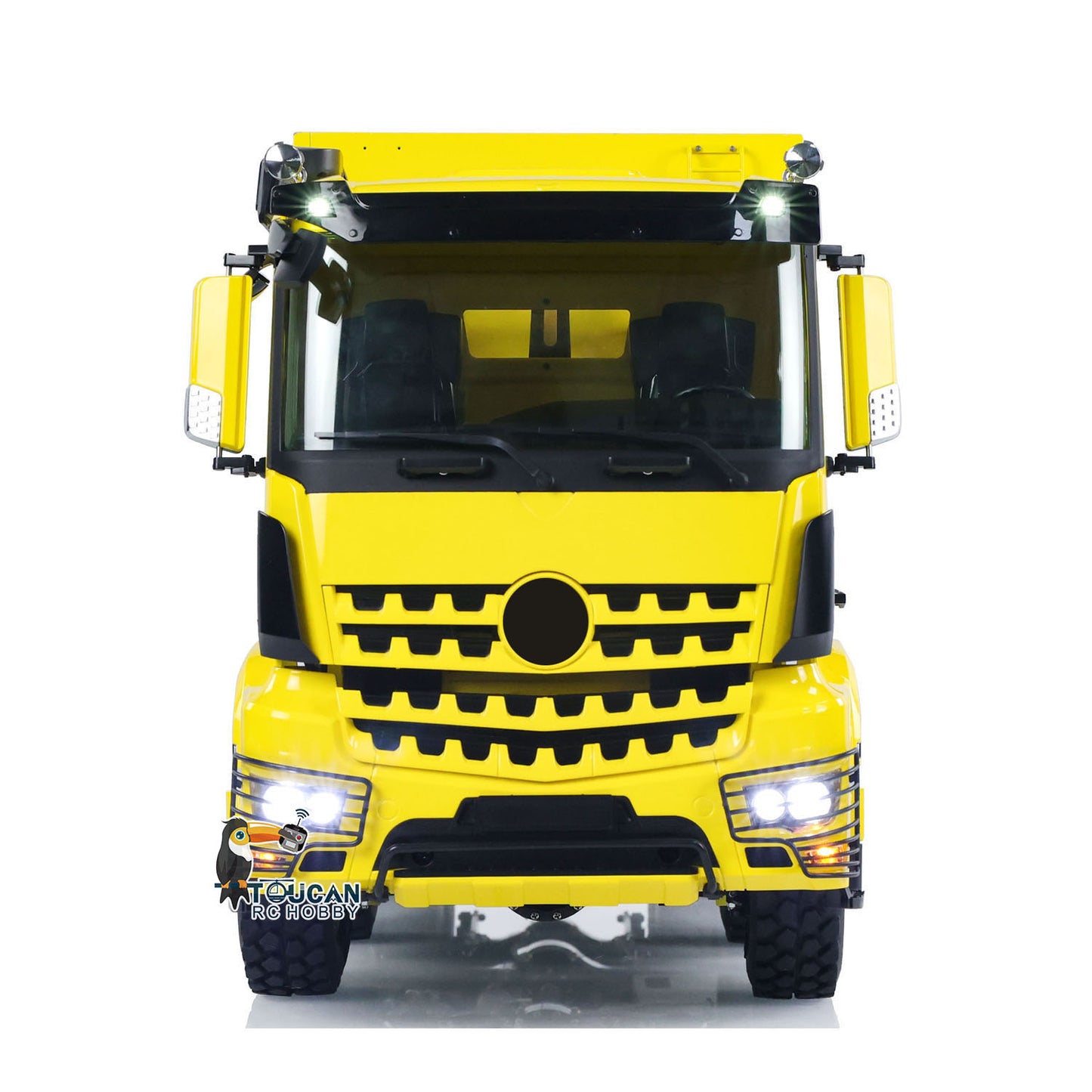 LESU 1/14 Camion à benne basculante hydraulique RC en métal avec benne basculante et benne basculante RTR I6S