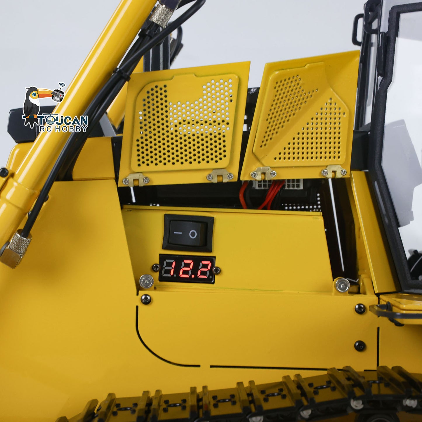 1/12 RC Metal Hydraulic Bulldozer D65EX Radio Controlled Heavy Machine Model RTR Construction Car I6S