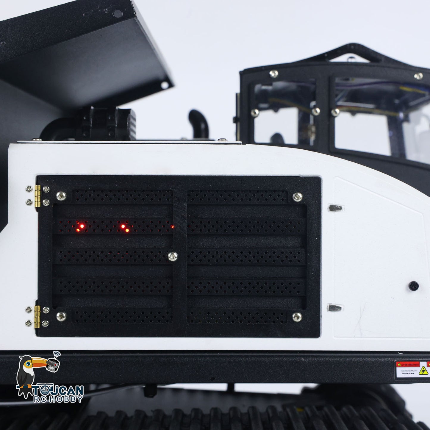 US STOCK Metal 1/14 RC Hydraulic Crawler Dump Truck T14R Radio Controlled Tracked Tipper RTR Construction Vehicle ST8 Light Sound Battery