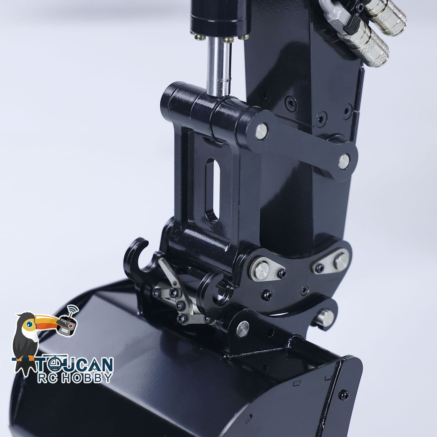 MTM 1/14 EC380 RC 2 Arms PNP Metal Hydraulic Tracked Excavator Digger With Ripper Tiltable Bucket