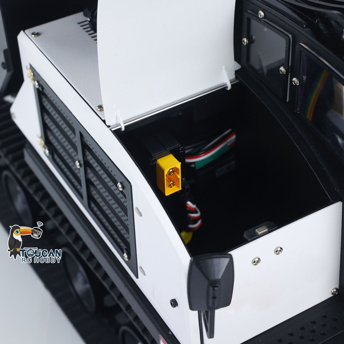 US STOCK Metal 1/14 RC Hydraulic Crawler Dump Truck T14R Radio Controlled Tracked Tipper RTR Construction Vehicle ST8 Light Sound Battery