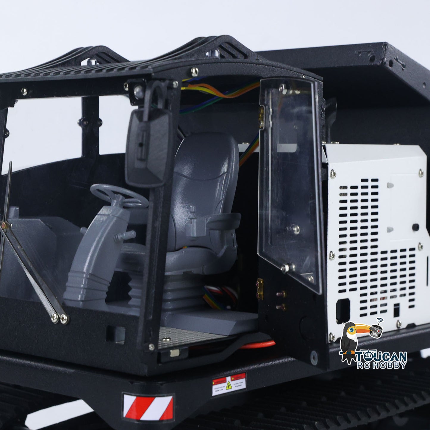 US STOCK Metal 1/14 RC Hydraulic Crawler Dump Truck T14R Radio Controlled Tracked Tipper RTR Construction Vehicle ST8 Light Sound Battery