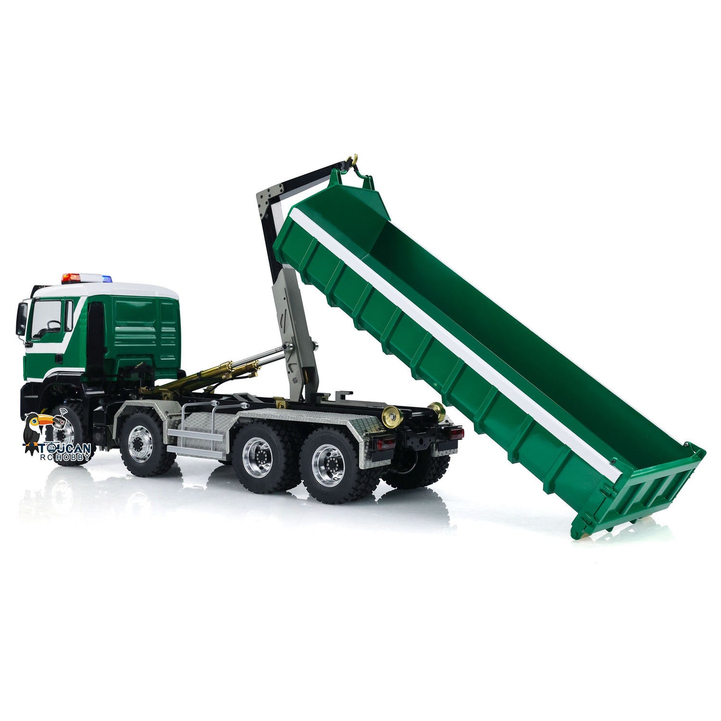 LESU 8x8 1/14 RC Camion à benne basculante hydraulique RTR Radio Control Voitures à benne basculante complète Lumières Sons