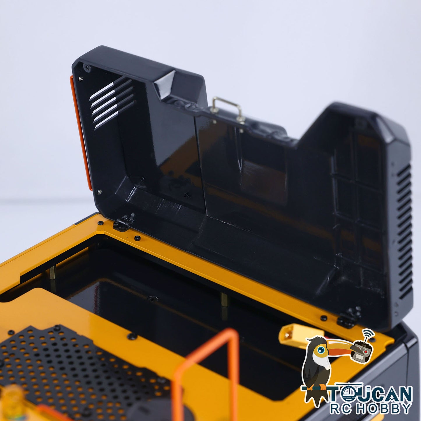 MTM 1/14 EC380 RC 2 Arms Metal Hydraulic PNP Tracked Excavator Digger With Ripper Grab