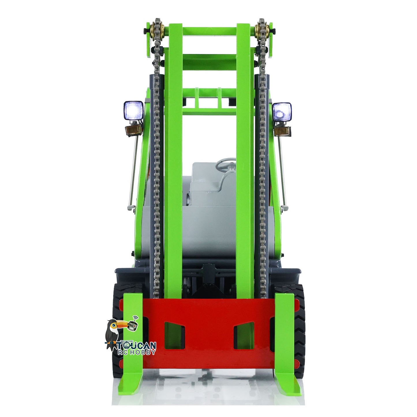 1/14 Hydraulic RC Forklift Wheeled Transfer Car Metal Construction Vehicles