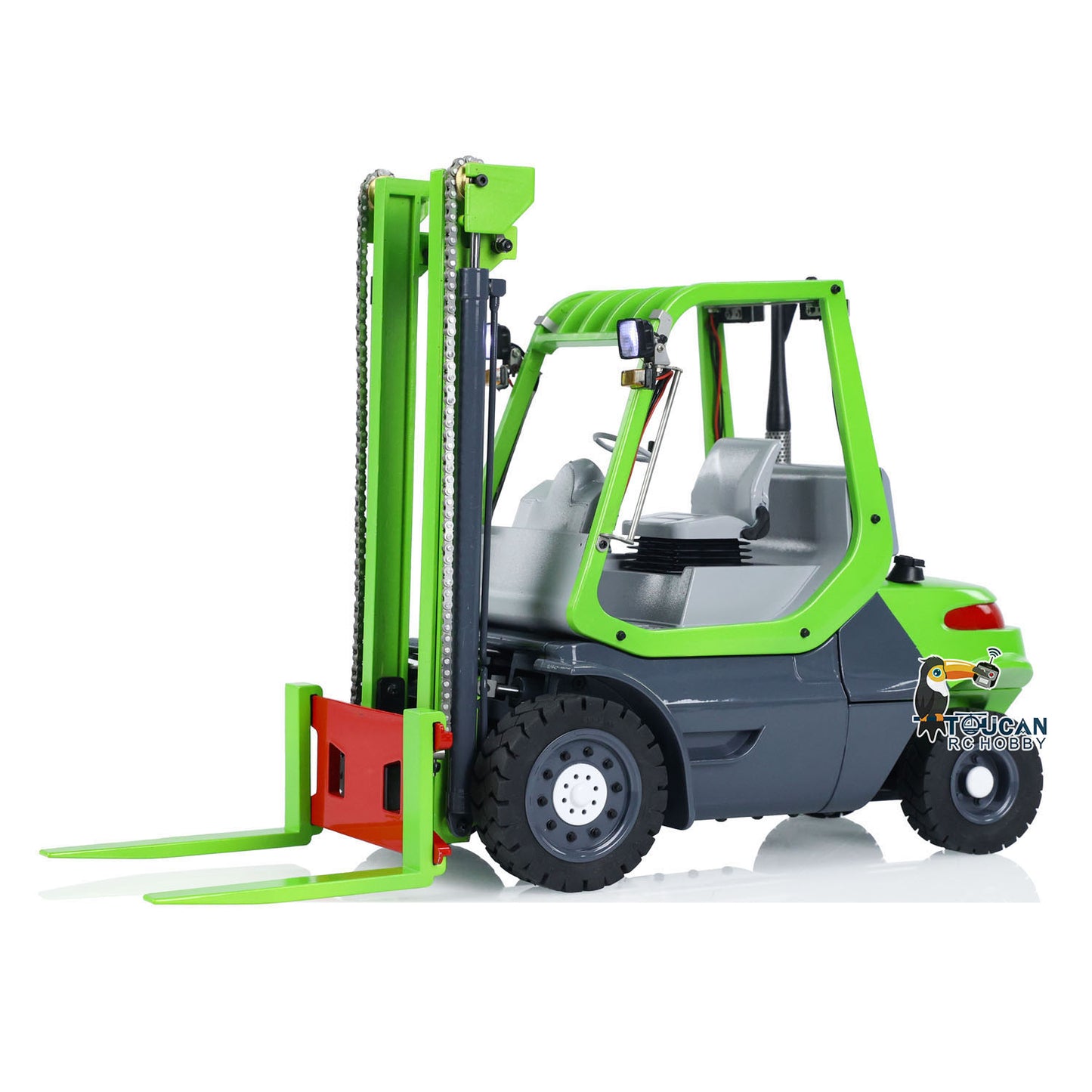 1/14 Hydraulic RC Forklift Wheeled Transfer Car Metal Construction Vehicles