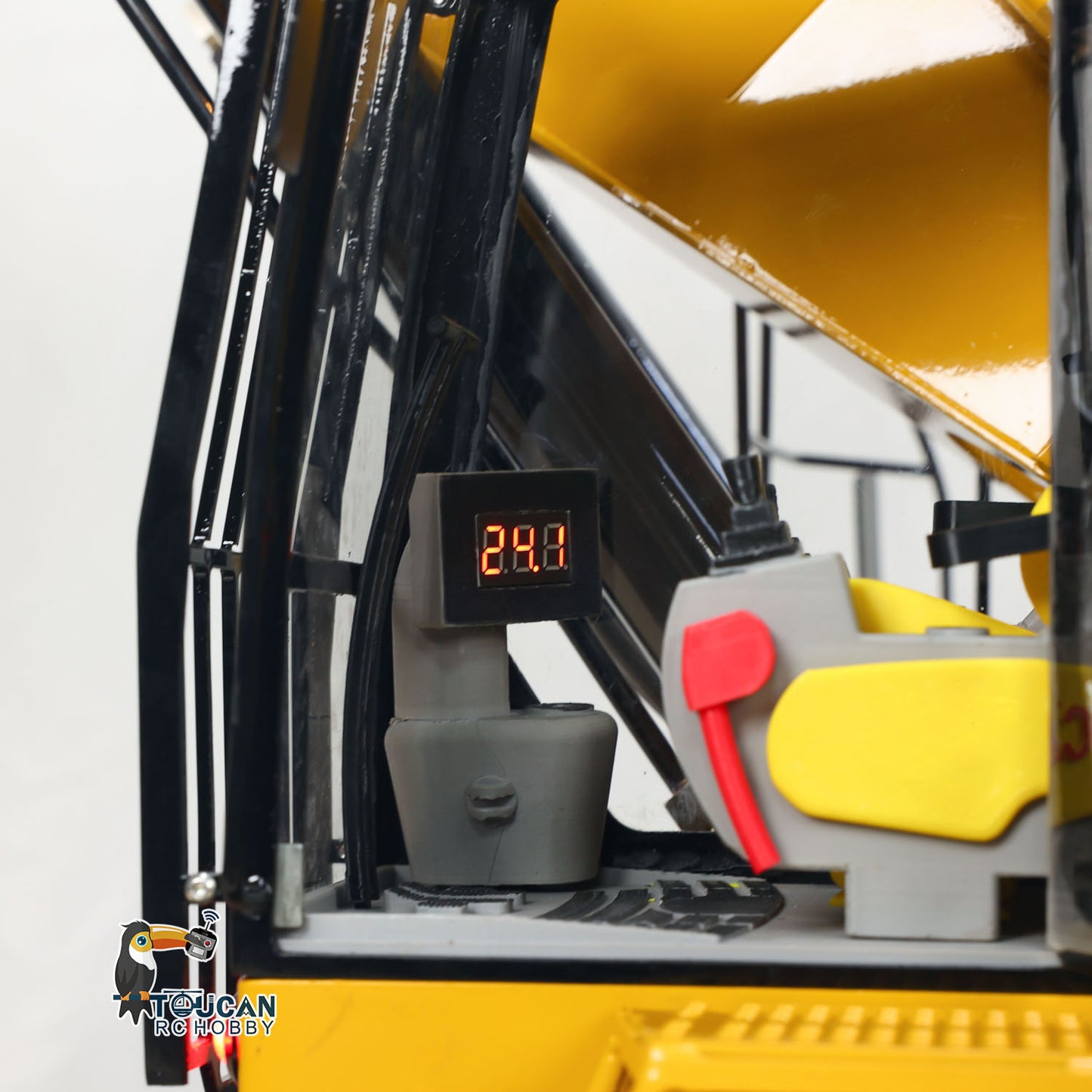 Huge 1/8 RC Hydraulic Excavator 395 Metal Heavy Duty Digger RTR Radio Controlled Construction Vehicles Models Flysky Radio