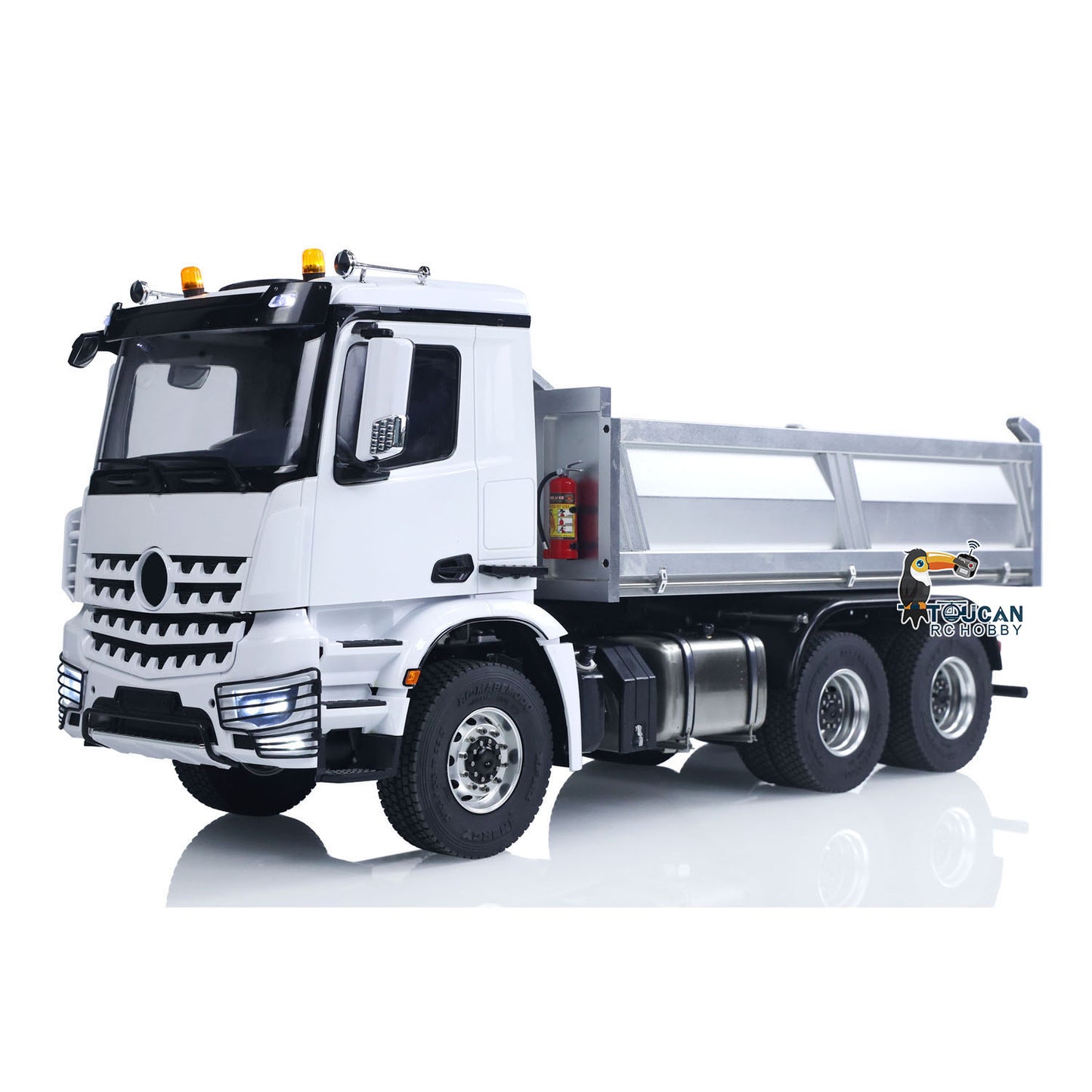 US STOCK 3348 Metal Chassis 1/14 RC Hydraulic Dumper 2Speed Gearbox Radio Controlled Tipper Model Car Differential Axle Light Sound Radio