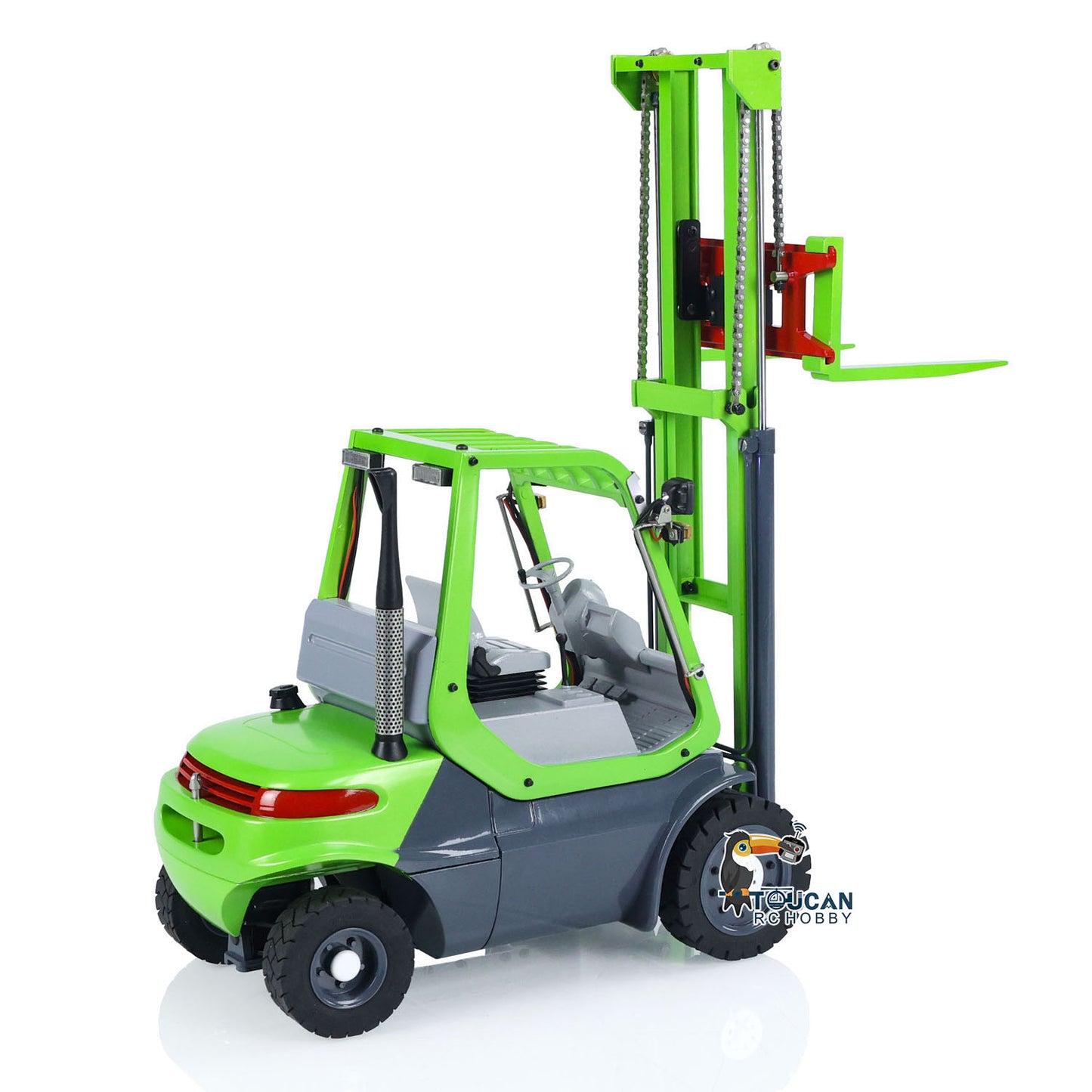 1/14 Hydraulic RC Forklift Wheeled Transfer Car Metal Construction Vehicles
