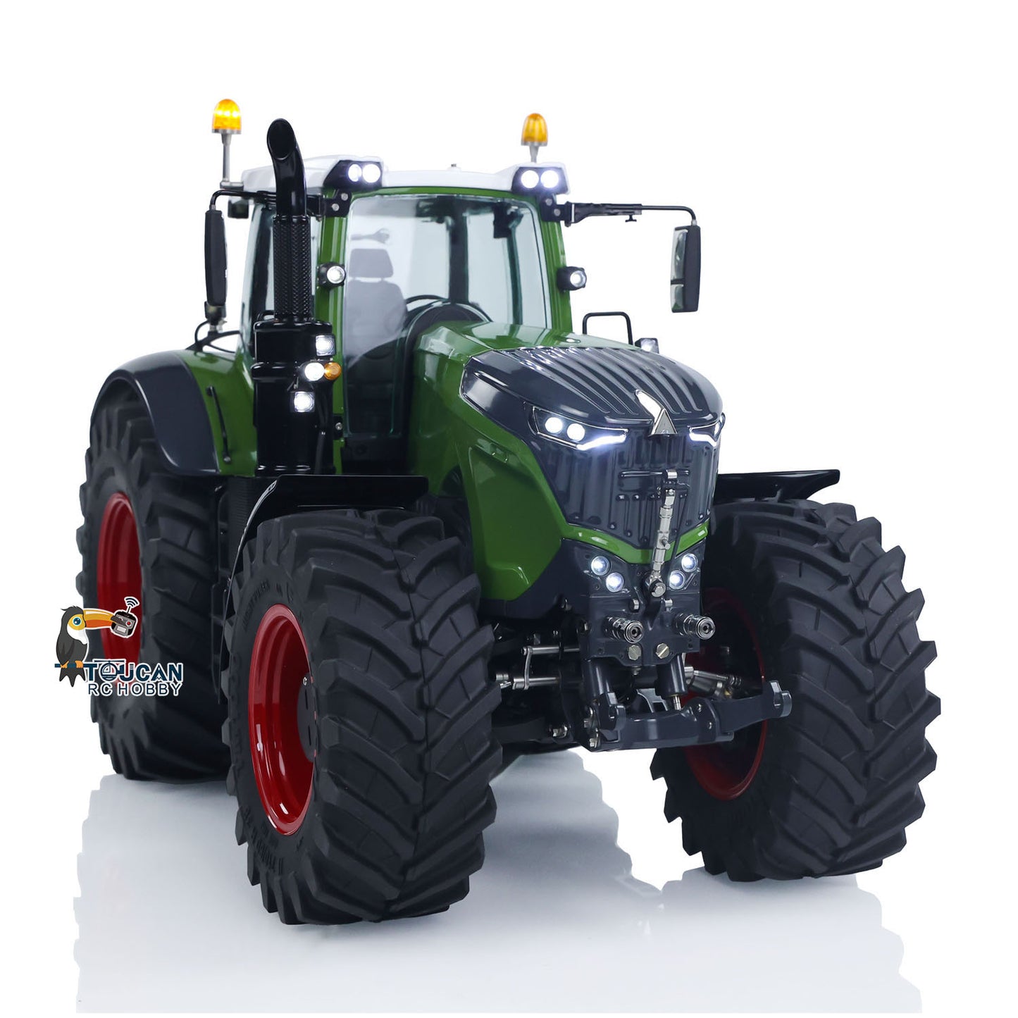 LESU AOUE 1050 4x4 1/14 Hydraulic Metal RC Tractor With Radio Battery Smoke Unit Upgrade Sound System