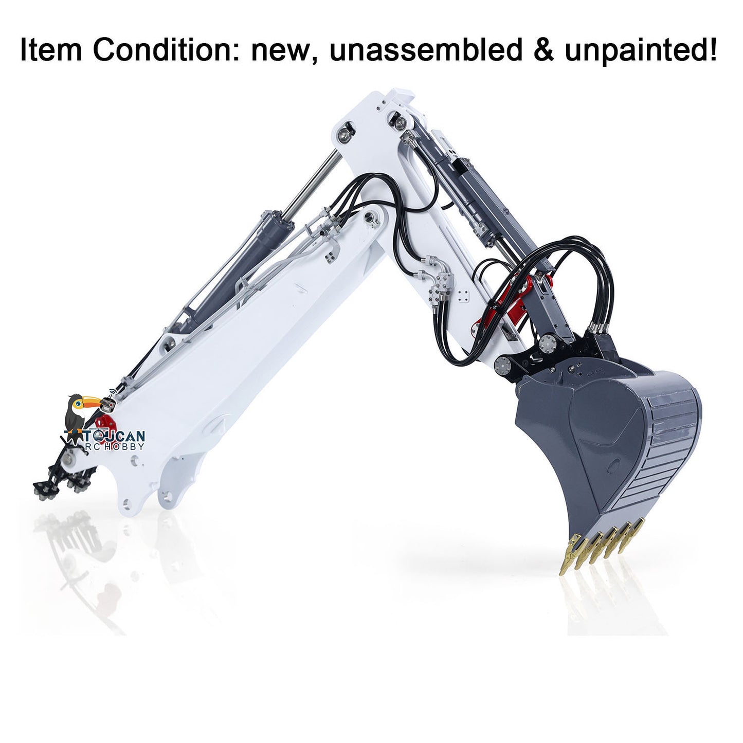 LESU LR960 KIT 1/14 RC Full Hydraulic Demolition Excavator Digging Arm DIY Model