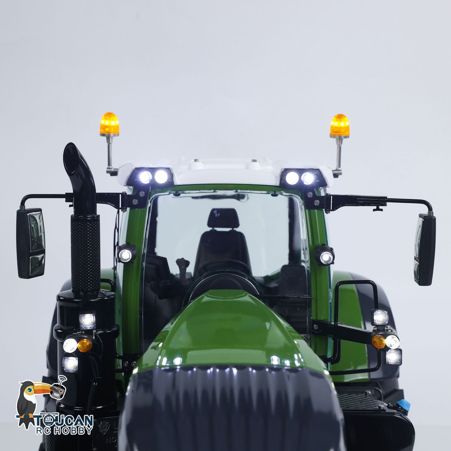 LESU AOUE 1050 4x4 1/14 Hydraulic Metal RC Tractor With Radio Battery Smoke Unit Upgrade Sound System