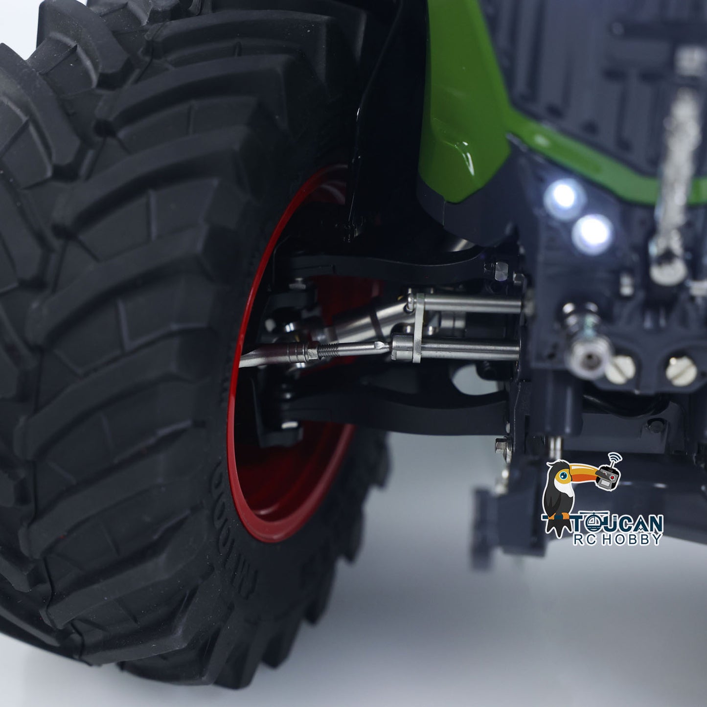 LESU AOUE 1050 4x4 1/14 Hydraulic Metal RC Tractor With Radio Battery Smoke Unit Upgrade Sound System