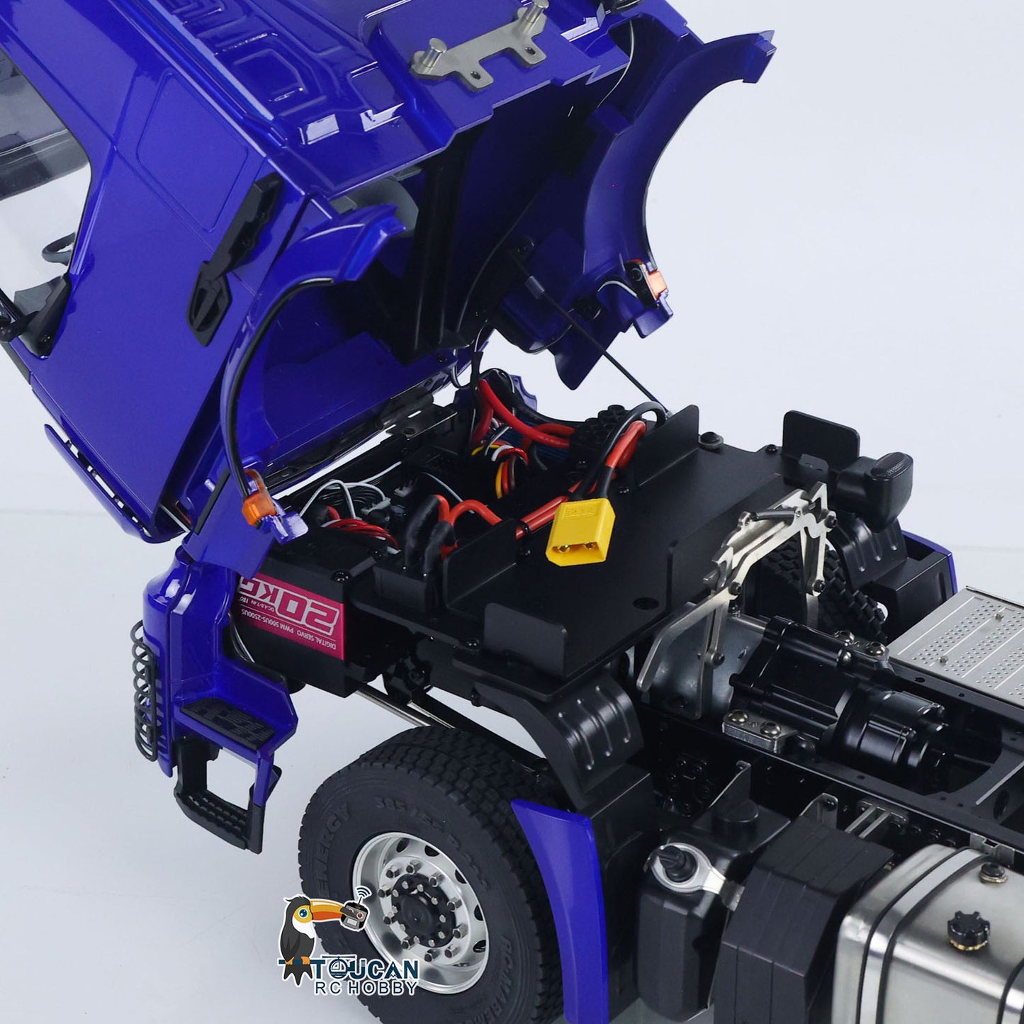 US STOCK 6X6 1/14 Radio Controlled Lorry Car RC Tractor Truck Model Battery RTR NO Lock Differential Axles 2Speed for TAMIYA Semi Trailer