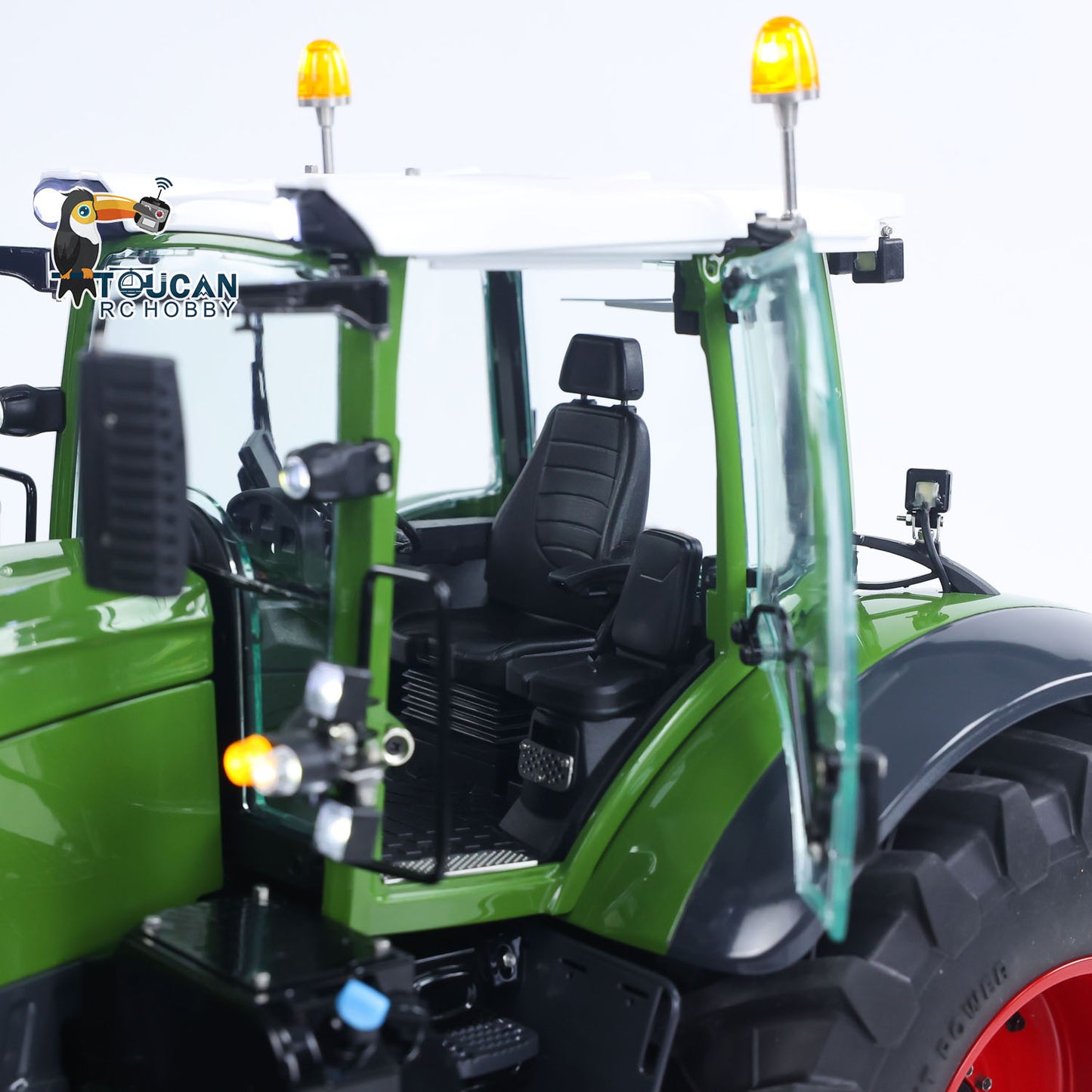 LESU AOUE 1050 4x4 1/14 Hydraulic Metal RC Tractor With Radio Battery Smoke Unit Upgrade Sound System