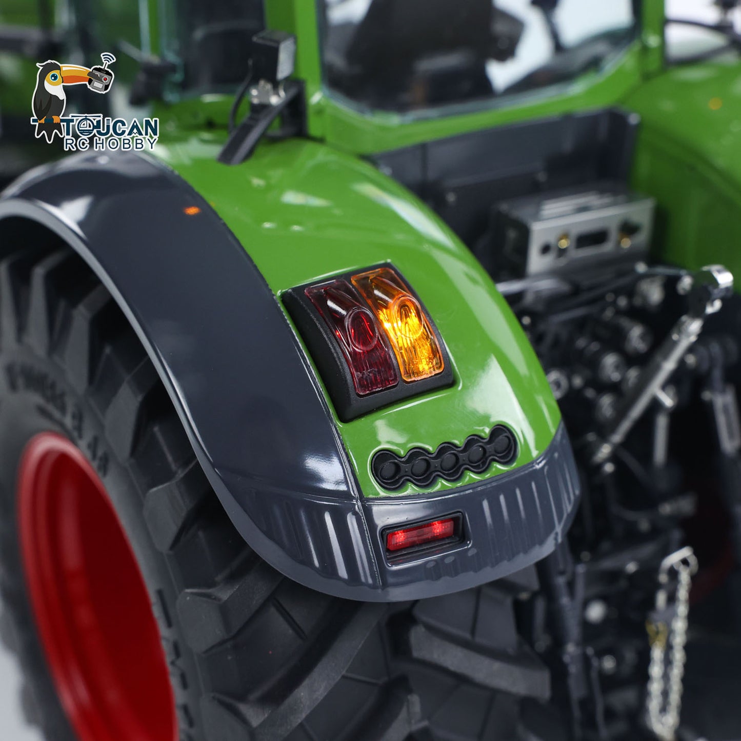 LESU AOUE 1050 4x4 1/14 Hydraulic Metal RC Tractor With Radio Battery Smoke Unit Upgrade Sound System