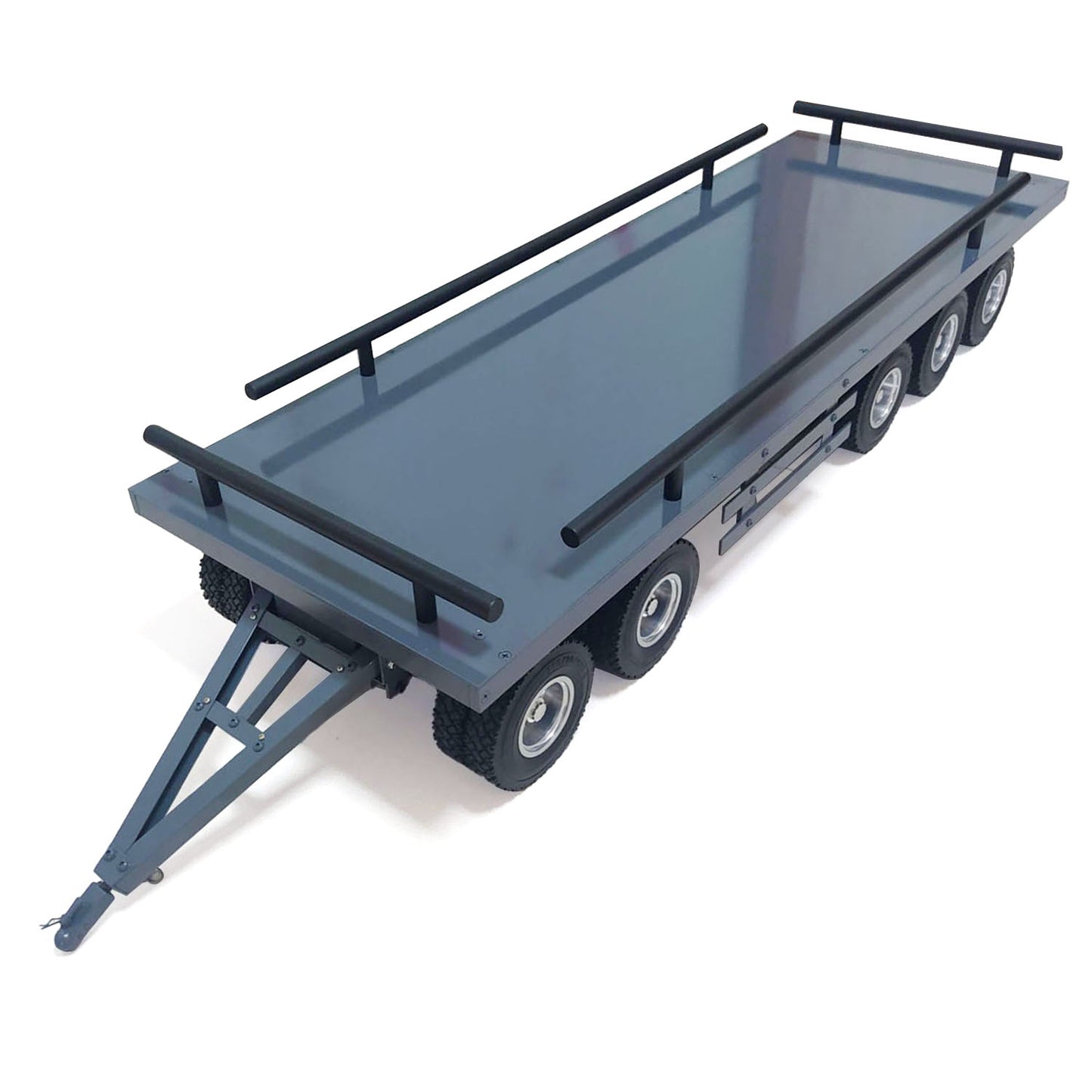 Metal 5 Axles Trailer for 1/14 RC Hydraulic Dump Tractor