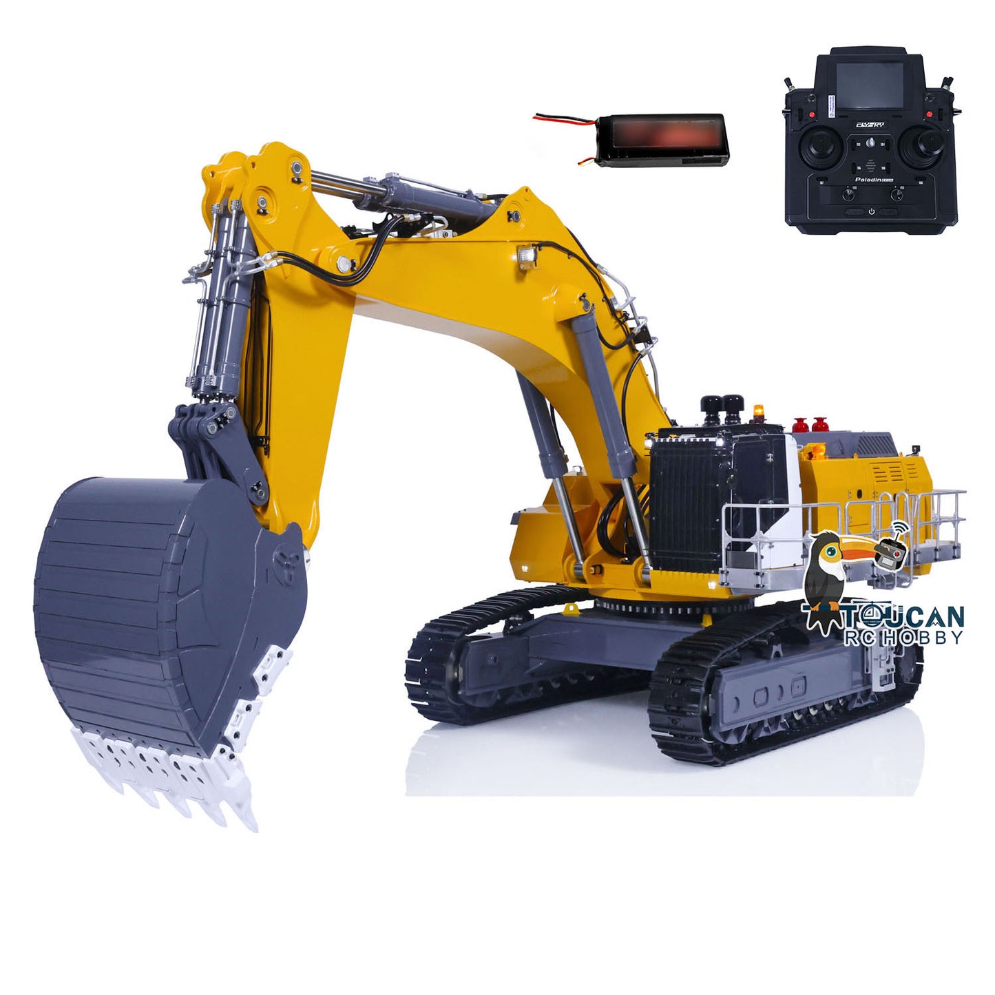1:14 LESU RC Hydraulic Excavator AOUE 9150 Metal RTR Remote Control Digger Model