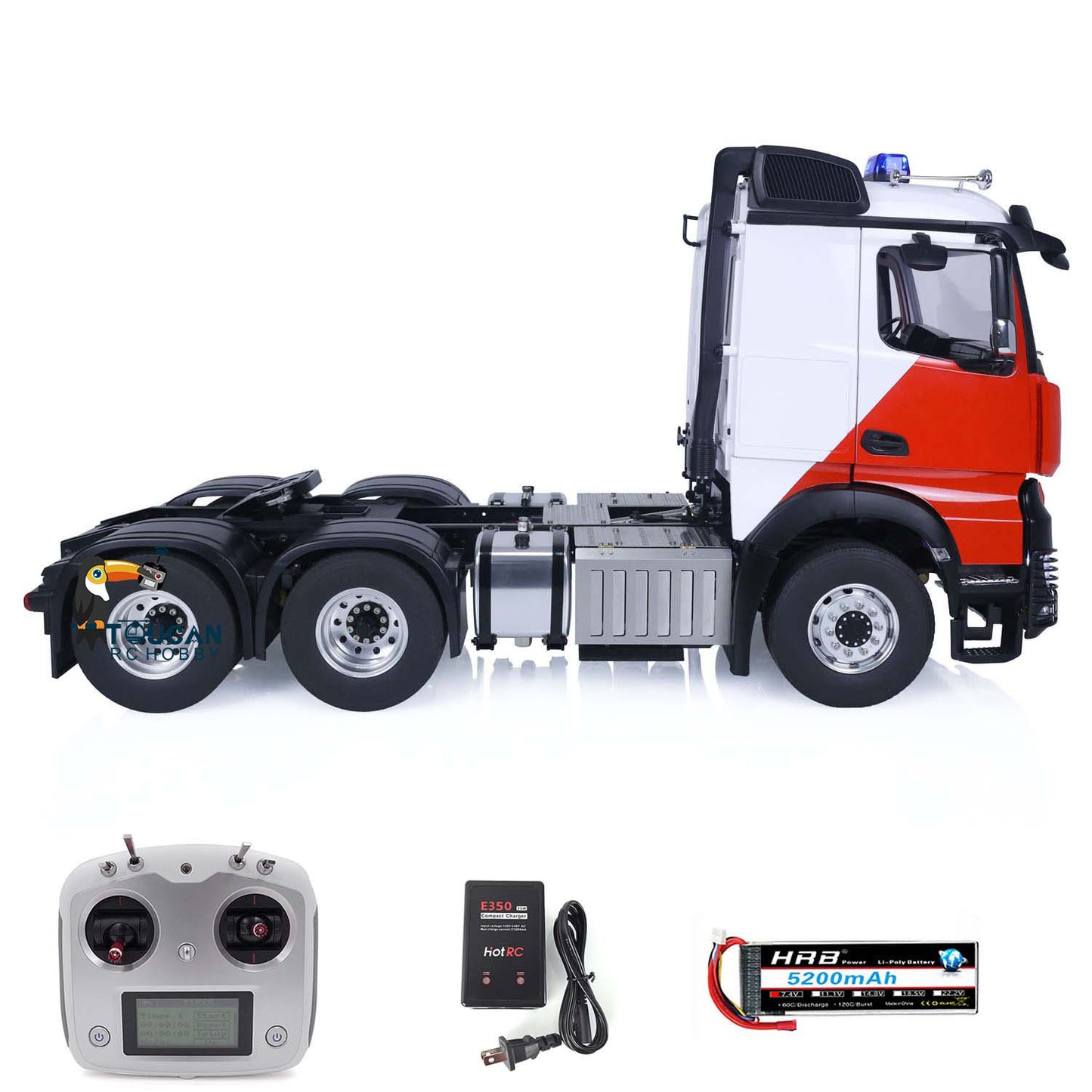IN STOCK LESU 6x6 RTR RC Tractor Truck for 1/14 Tamiya 1851 3363