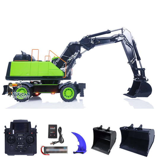 1/14 EC380 RC Excavatrice hydraulique 3 bras RC Digger Godet inclinable