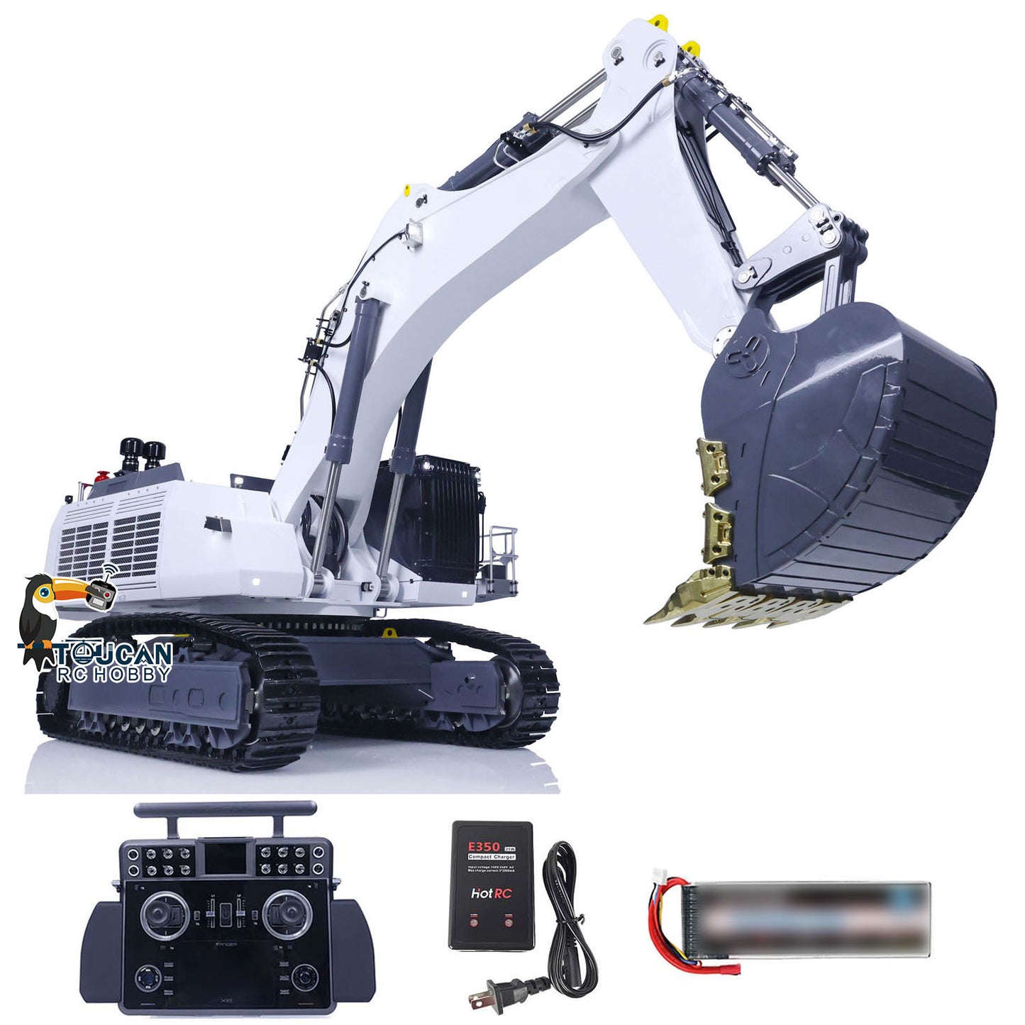 1:14 LESU RC Hydraulic Excavator AOUE 9150 Metal RTR Remote Control Digger Model