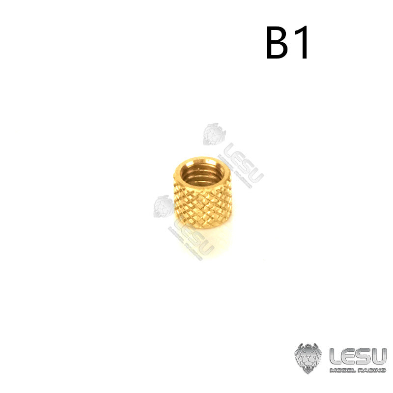 LESU A M3 Buse droite en métal pour camion tracteur 1/14 RC DIY Modèle de voiture TAMIYA