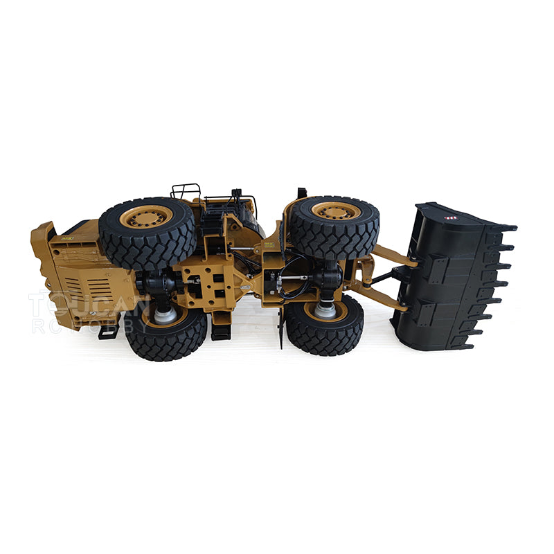 Second Hand US Stock HUINA K966 KABOLITE 2.4G 1/16 Hydraulic RC Loader Car Model 7500mAh Battery