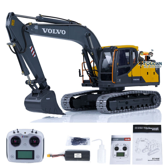 US STOCK Double E EC160E 1/14 RC Hydraulic Excavator E111 Alloy Remote Control Diggers