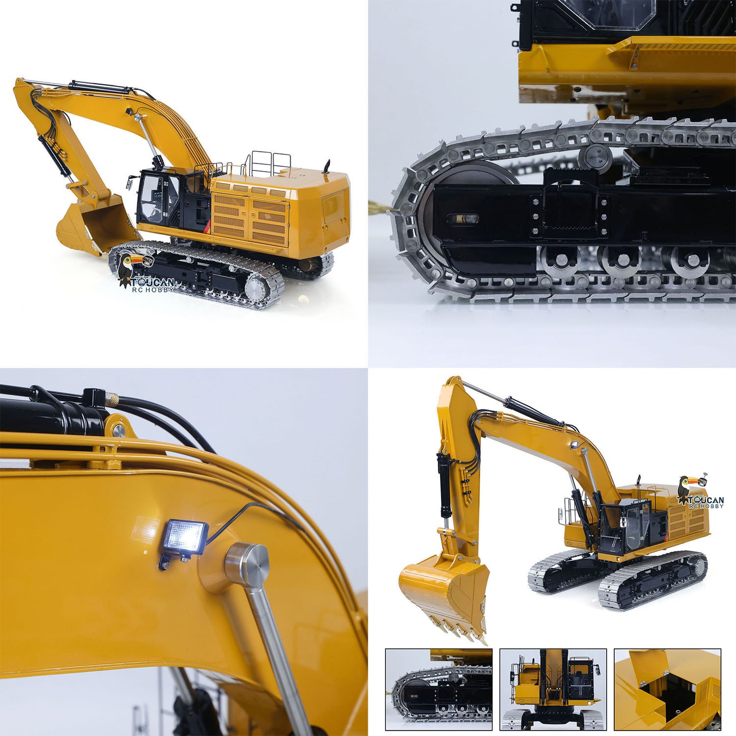 LESU 1/14 Hydraulic RC Excavator 374 C374F Assembled Radio Controlled Digger Heavy Machine Finished Model Car