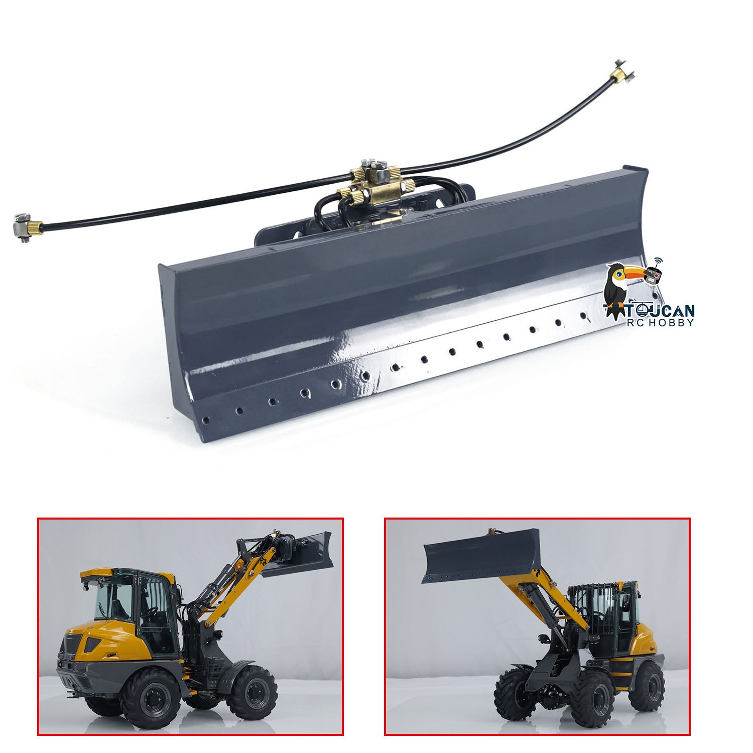 LESU Chargeur hydraulique 1/14 4 x 4 RC pour modèles de voiture AOUE LESU Chargeur hydraulique 1/14 4 x 4 RC pour modèles de voiture AOUE