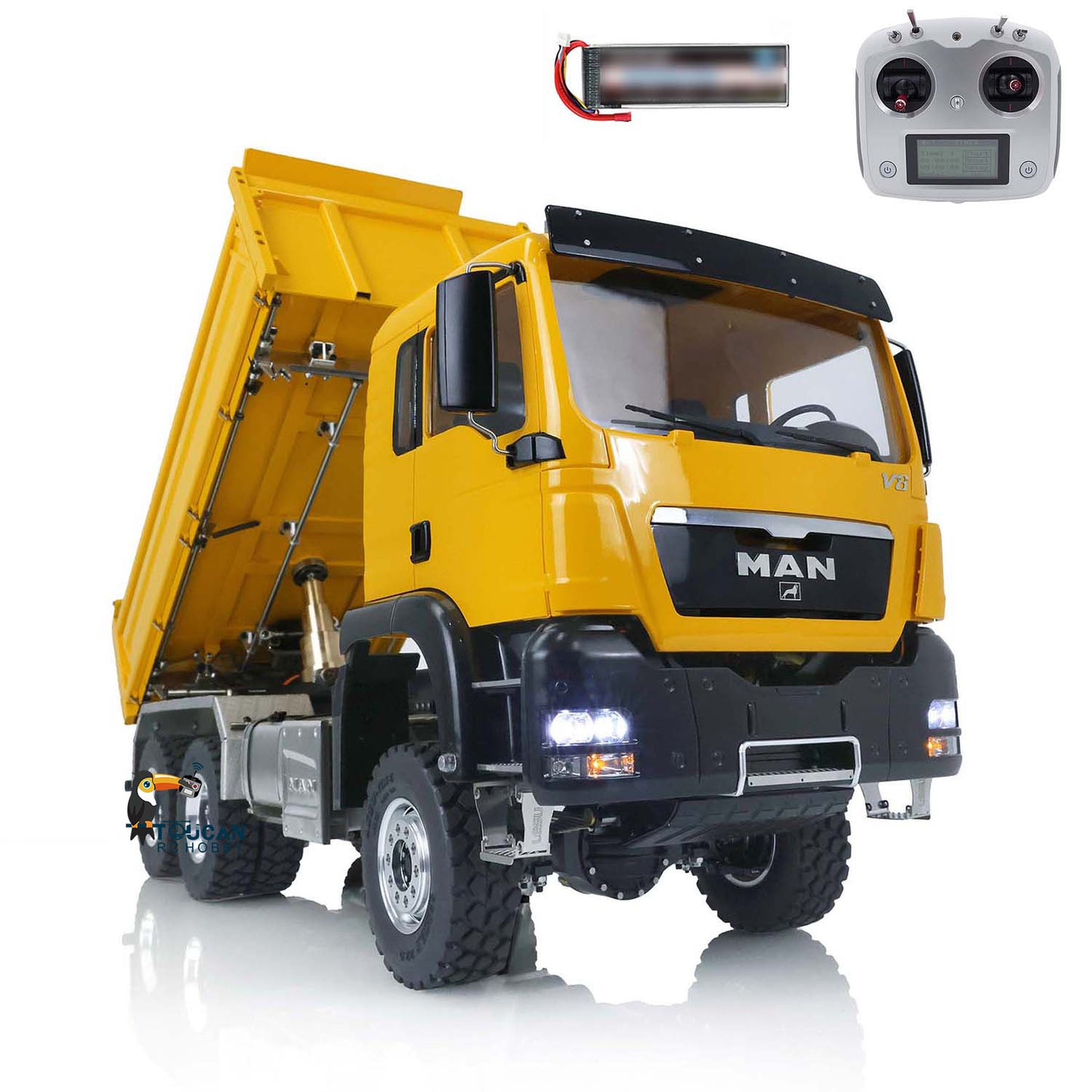 LESU Metall 1/14 MAN TGS 3-weg RC Hydraulische Dumper Lkw Z0018