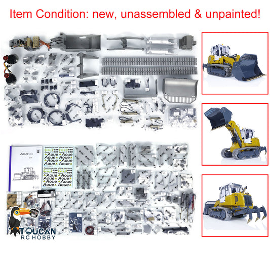 LESU 1/14 636 Hydraulische Raupen RC Loader Mit Hinten Schwanz Haken KIT