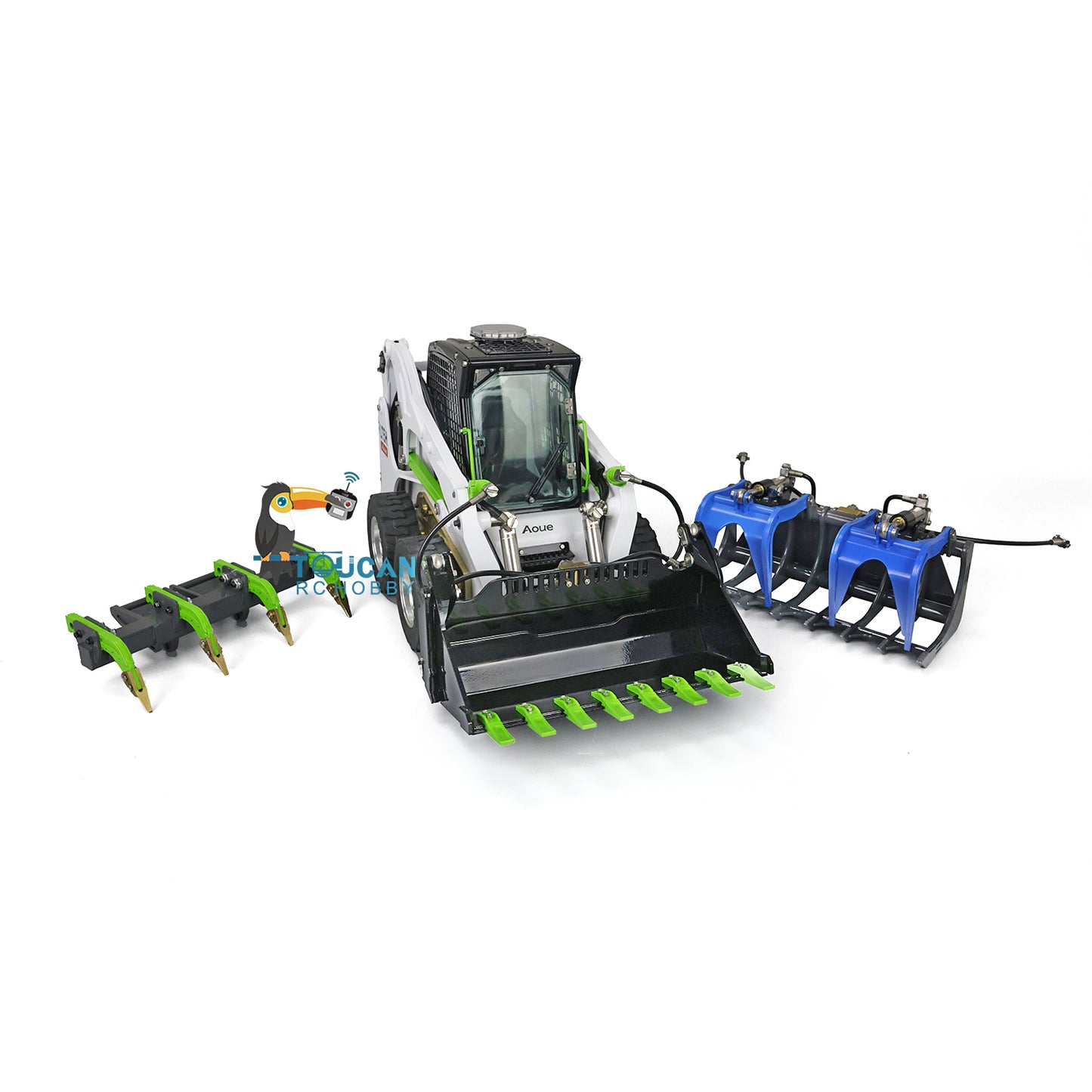 LESU 1/14 Chargeuse hydraulique sur pneus RC Aoue LT5H