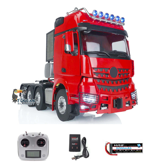 IN STOCK TOUCAN Metal 8X8 Chassis 3Speed Gearbox Differential Lock Axles 1/14 RC Tractor Truck RTR 3363 Radio Control Car Flysky I6S Radio