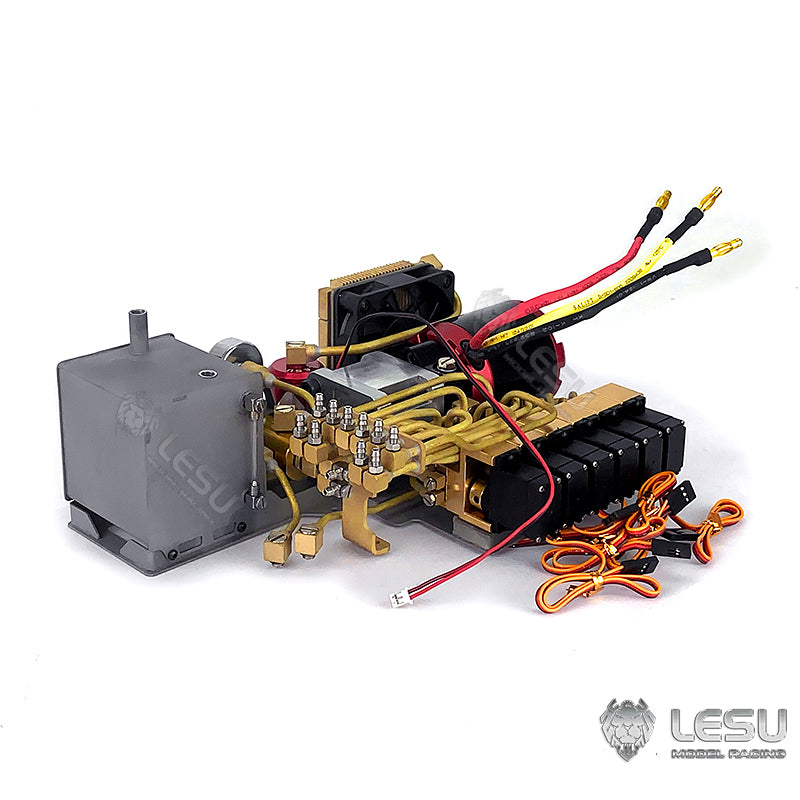 LESU 1/14 AOUE ET30H RC Excavateur hydraulique sur roues en métal A0006 KIT