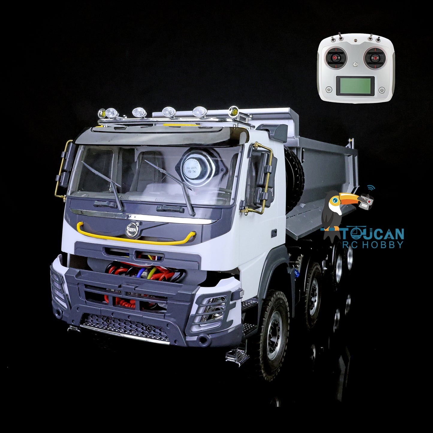 JDModel 1/14 8*8 JDM 65D Metal Hydraulic RC Dumper