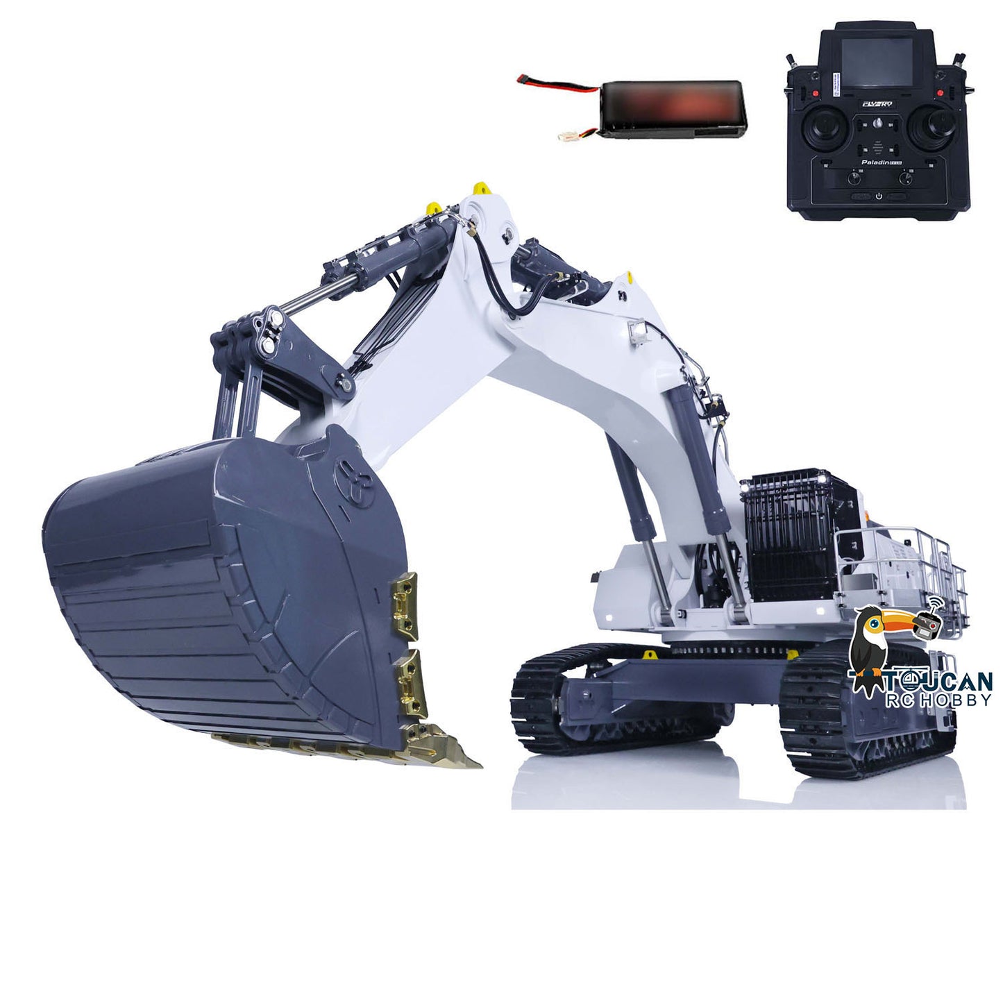1:14 LESU RC Hydraulic Excavator AOUE 9150 Metal RTR Remote Control Digger Model